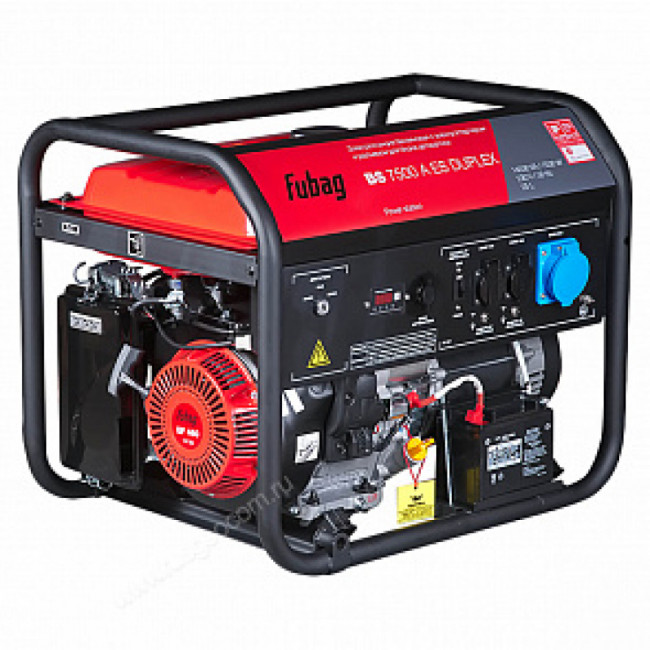 Бензиновый генератор FUBAG BS 7500 A ES DUPLEX Бензиновый генератор FUBAG BS 7500 A ES DUPLEX