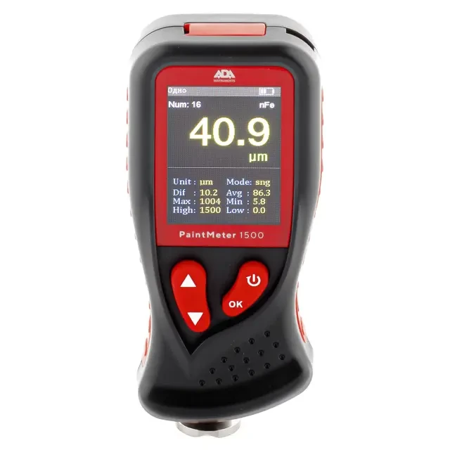 Толщиномер лакокрасочного покрытия ADA PaintMeter 1500