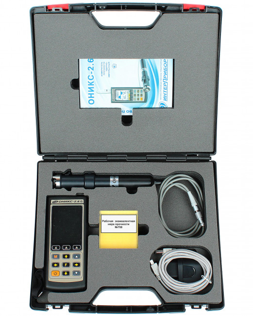 Измеритель прочности бетона ОНИКС-2.6ВБ версия 2 без встроенного пирометра