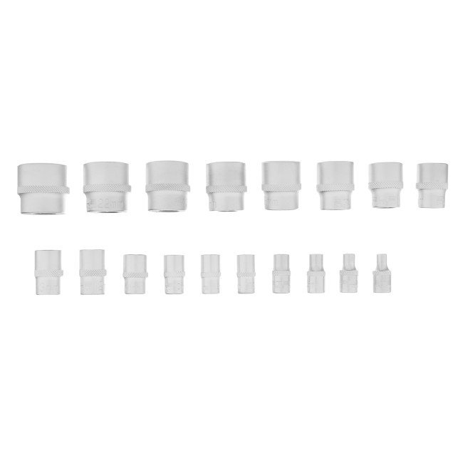 Набор торцевых головок с трещоткой 1/4"и 3/8" 44 предмета Stels