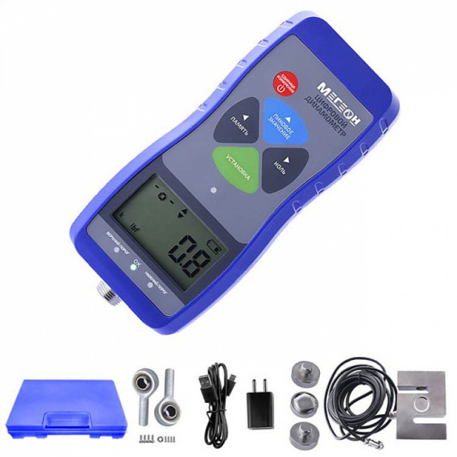 Цифровой динамометр МЕГЕОН 53002К с поверкой Цифровой динамометр МЕГЕОН 53002К с поверкой