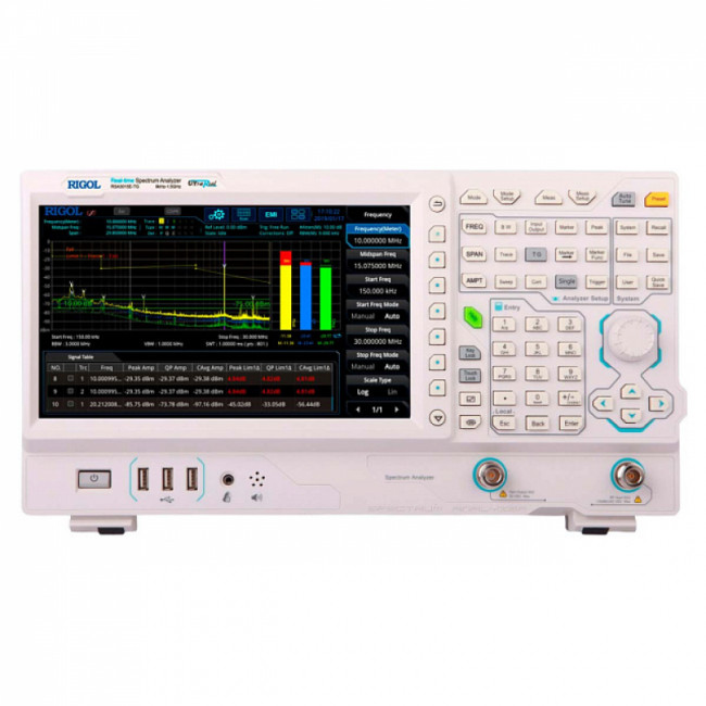 Анализатор спектра реального времени RIGOL RSA3015E-TG с трекинг-генератором Анализатор спектра реального времени RIGOL RSA3015E-TG с трекинг-генератором