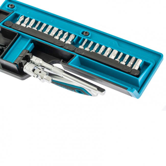 Набор торцевых головок 1/4", CrV 36 предметов Gross Набор торцевых головок 1/4", CrV 36 предметов Gross