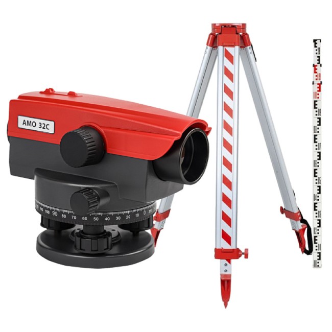 Комплект оптический нивелир AMO 32C + штатив AMO A45 + рейка AMO S3 Комплект оптический нивелир AMO 32C + штатив AMO A45 + рейка AMO S3