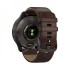 Часы Garmin Venu 2 Plus серый с серым безелем и кожаным ремешком