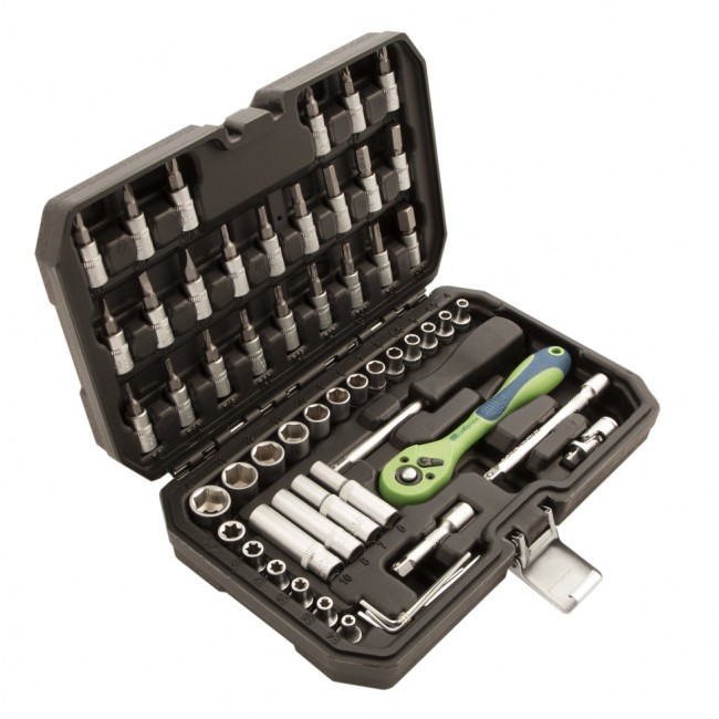 Набор инструментов 1/4" CrV 56 предметов Сибртех