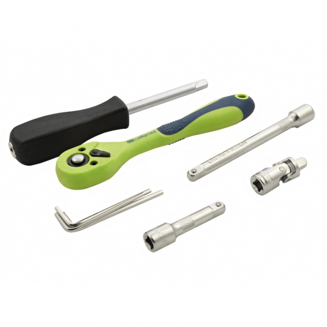 Набор инструментов 1/4" CrV 56 предметов Сибртех