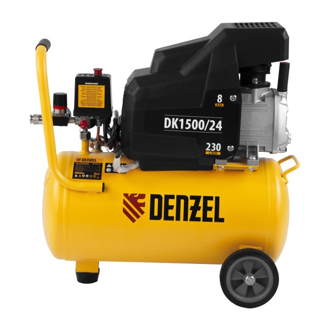 Компрессор коаксиальный воздушный DK1500/24 Х-PRO Denzel Компрессор коаксиальный воздушный DK1500/24 Х-PRO Denzel