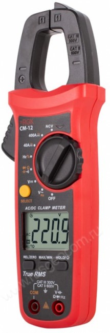 Токовые клещи RGK CM-12 с поверкой Токовые клещи RGK CM-12 с поверкой
