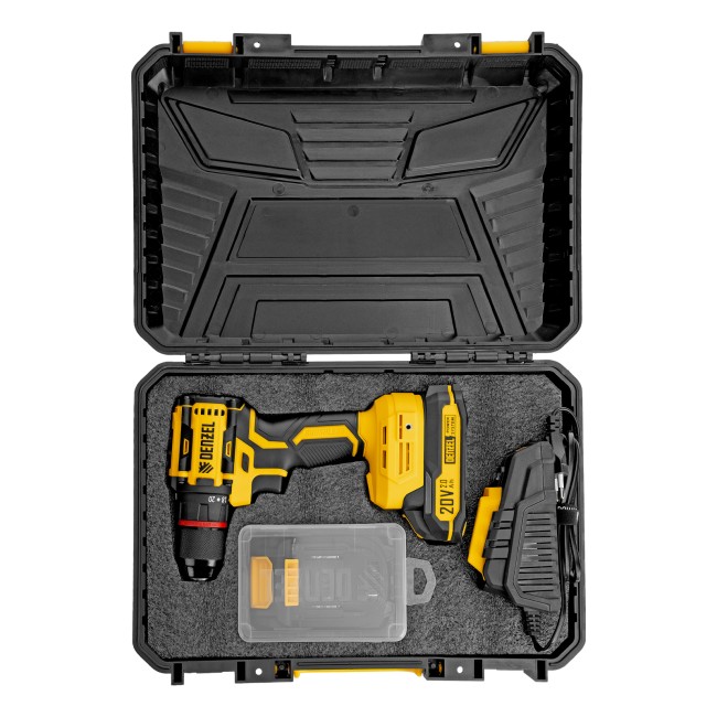 Дрель-шуруповерт аккумуляторная CDH-BL-20 Denzel Дрель-шуруповерт аккумуляторная CDH-BL-20 Denzel