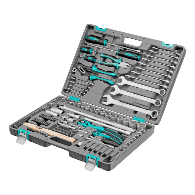 Набор инструментов 1/4", 1/2" Cr-V 119 предметов Stels Набор инструментов 1/4", 1/2" Cr-V 119 предметов Stels