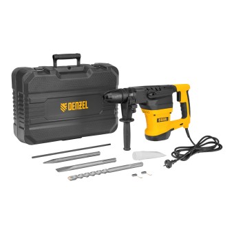 Перфоратор электрический RHVB-1300-40, SDS-Max, 1300 Вт, 10 Дж, 2 реж. Denzel Перфоратор электрический RHVB-1300-40, SDS-Max, 1300 Вт, 10 Дж, 2 реж. Denzel