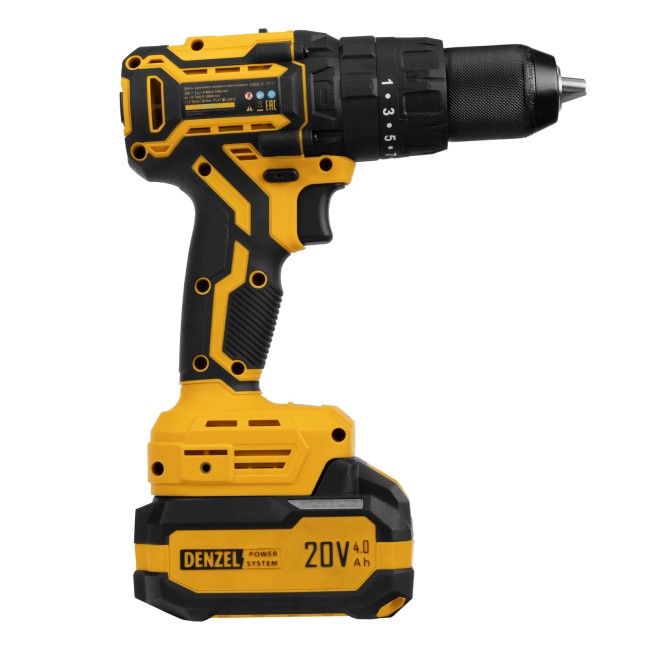 Дрель-шуруповерт аккумуляторная ударная CIDH-BL-20 Denzel Дрель-шуруповерт аккумуляторная ударная CIDH-BL-20 Denzel