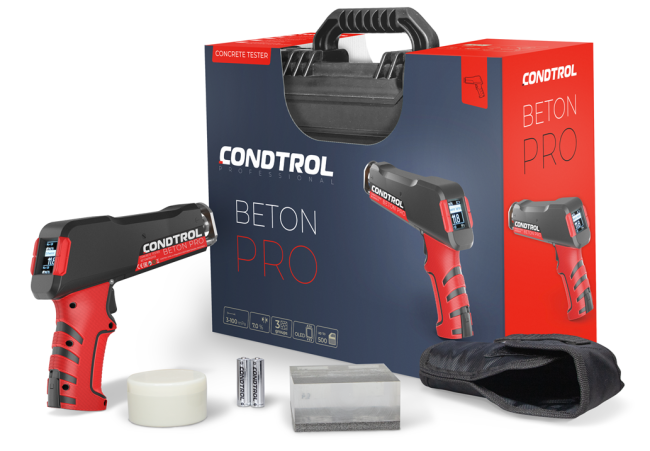 Измеритель прочности бетона Beton Pro CONDTROL (электронный склерометр) Измеритель прочности бетона Beton Pro CONDTROL (электронный склерометр)