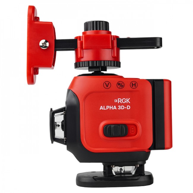Лазерный уровень RGK ALPHA 3D-D с зелёным лучом Лазерный уровень RGK ALPHA 3D-D с зелёным лучом