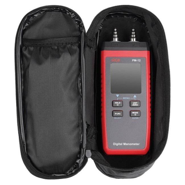 Цифровой манометр RGK PM-12 с поверкой Цифровой манометр RGK PM-12 с поверкой