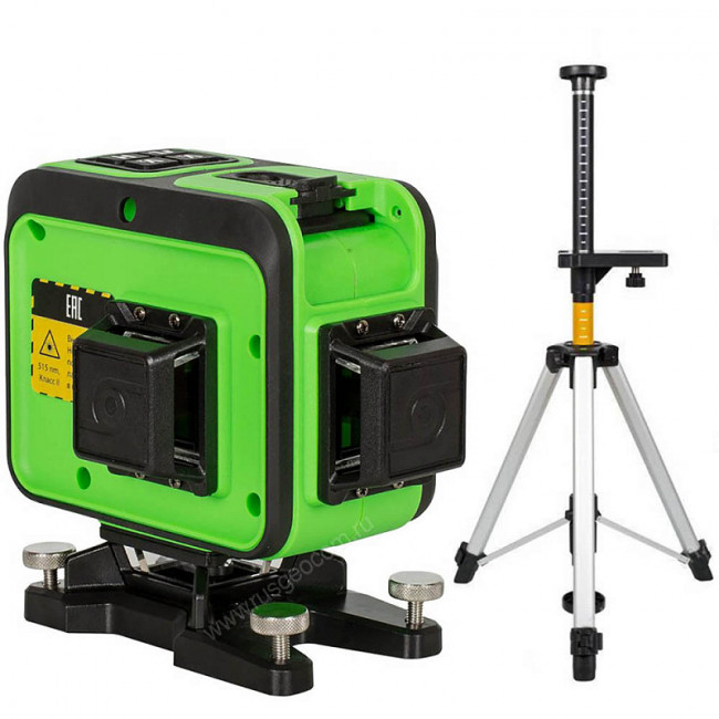 Комплект: лазерный уровень RGK PR-38G + штанга-упор RGK CG-2 Комплект: лазерный уровень RGK PR-38G + штанга-упор RGK CG-2