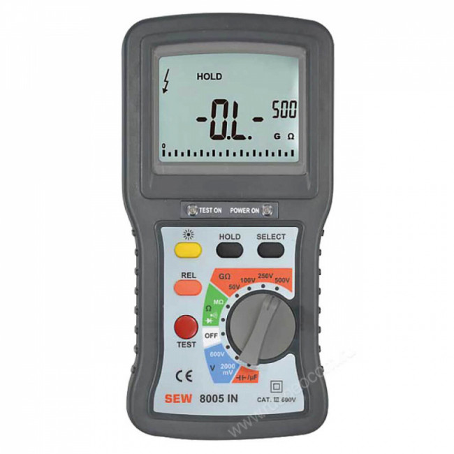 Измеритель сопротивления изоляции SEW 8005 IN Измеритель сопротивления изоляции SEW 8005 IN