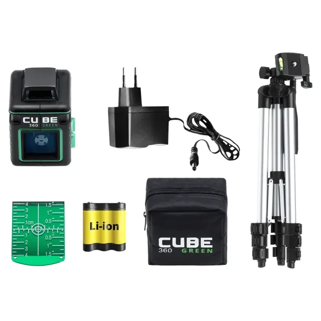 Лазерный уровень ADA Cube 360 GREEN Professional Edition