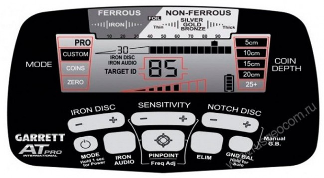 Металлоискатель Garrett AT PRO
