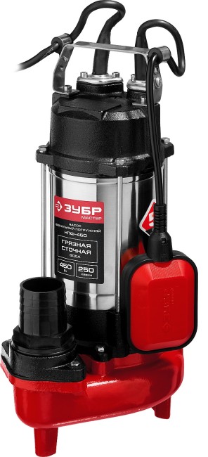 Фекальный насос НПФ-450 ЗУБР 450 Вт