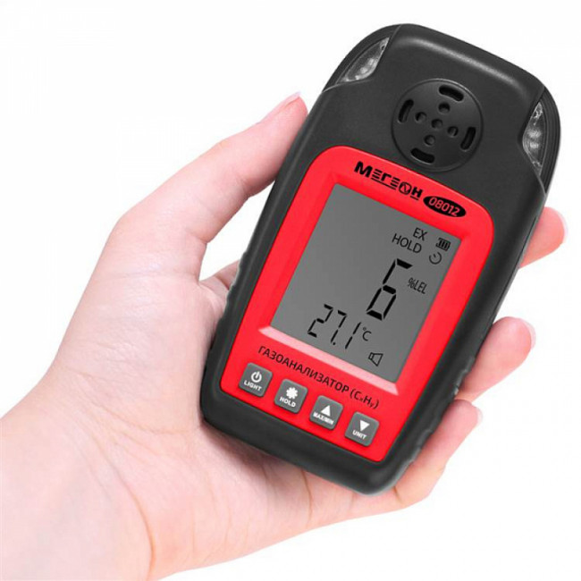 Газоанализатор (измерения концентрации горючих газов) МЕГЕОН 08012 Газоанализатор (измерения концентрации горючих газов) МЕГЕОН 08012