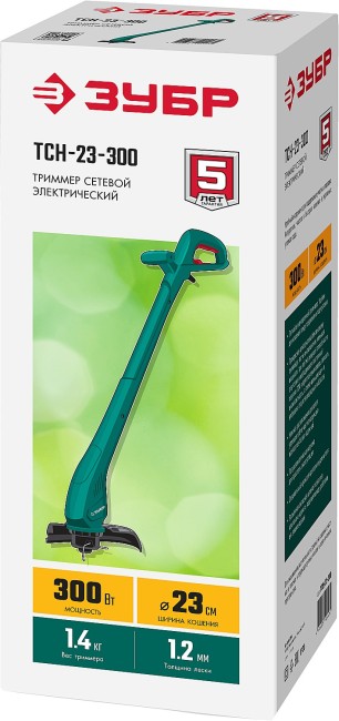 Сетевой триммер ТСН-23-300 ЗУБР Сетевой триммер ТСН-23-300 ЗУБР