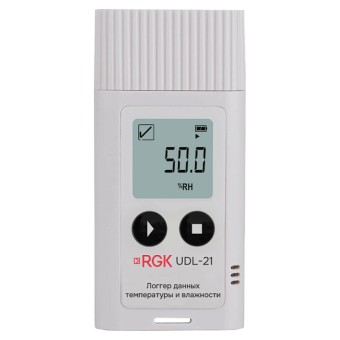Логгер данных температуры и влажности RGK UDL-21 с поверкой Логгер данных температуры и влажности RGK UDL-21 с поверкой