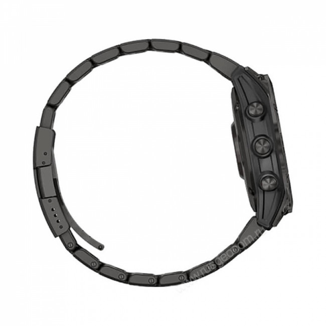 Часы Garmin Fenix 7 Sapphire Solar титановый угольно-серый DLC с угольно-серым титановым DLC браслетом