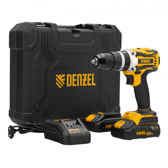 Дрель-шуруповерт аккумуляторная ударная CIDB-18-02 Denzel